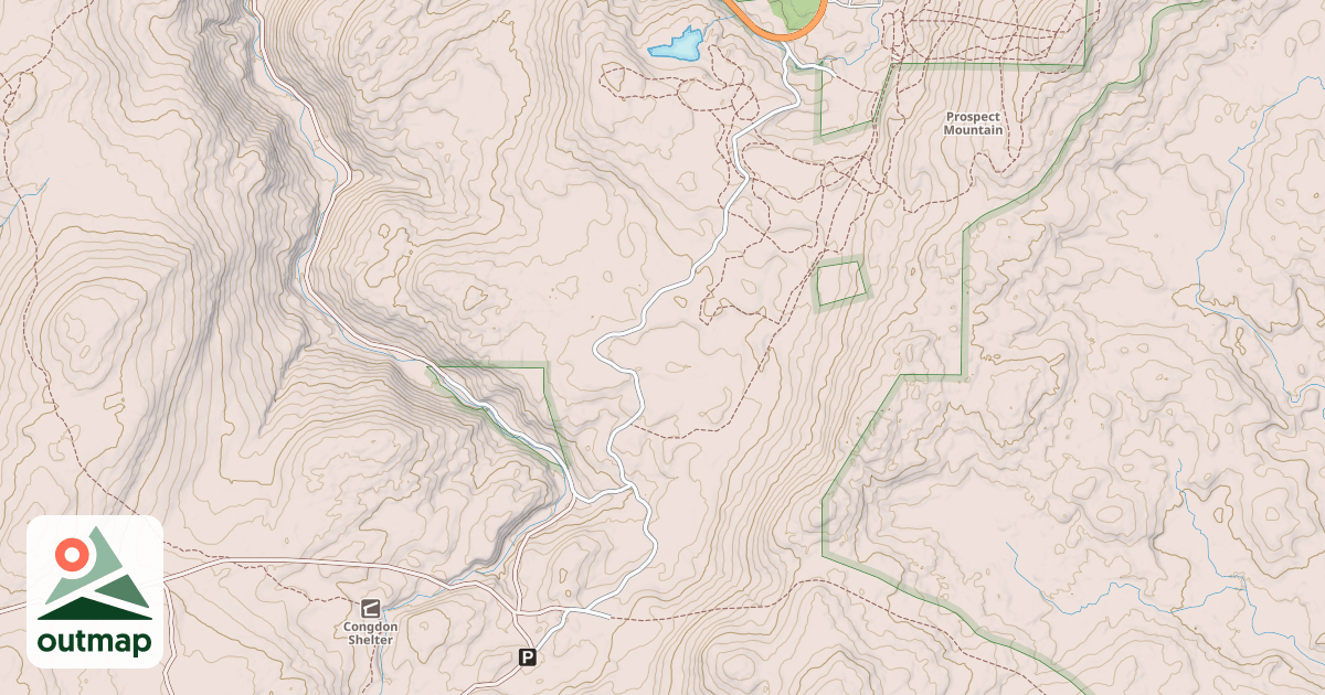 Map of PROSPECT MOUNTAIN