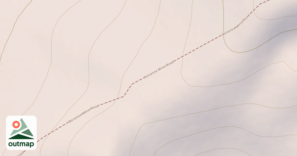 Map of Bonanza Mine Trail