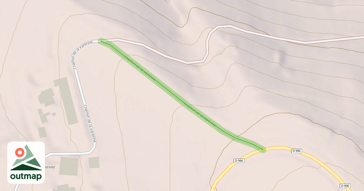 Map of Chemin de la Varenne