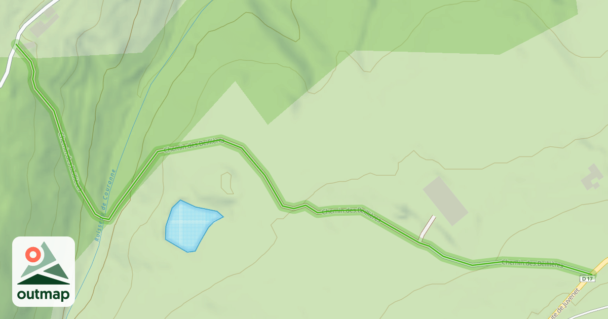 Map of Chemin des Beillières