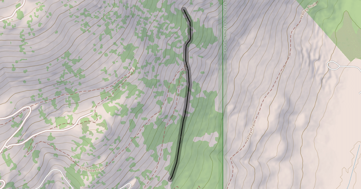 Map preview of Saratoga Bowl Traverse