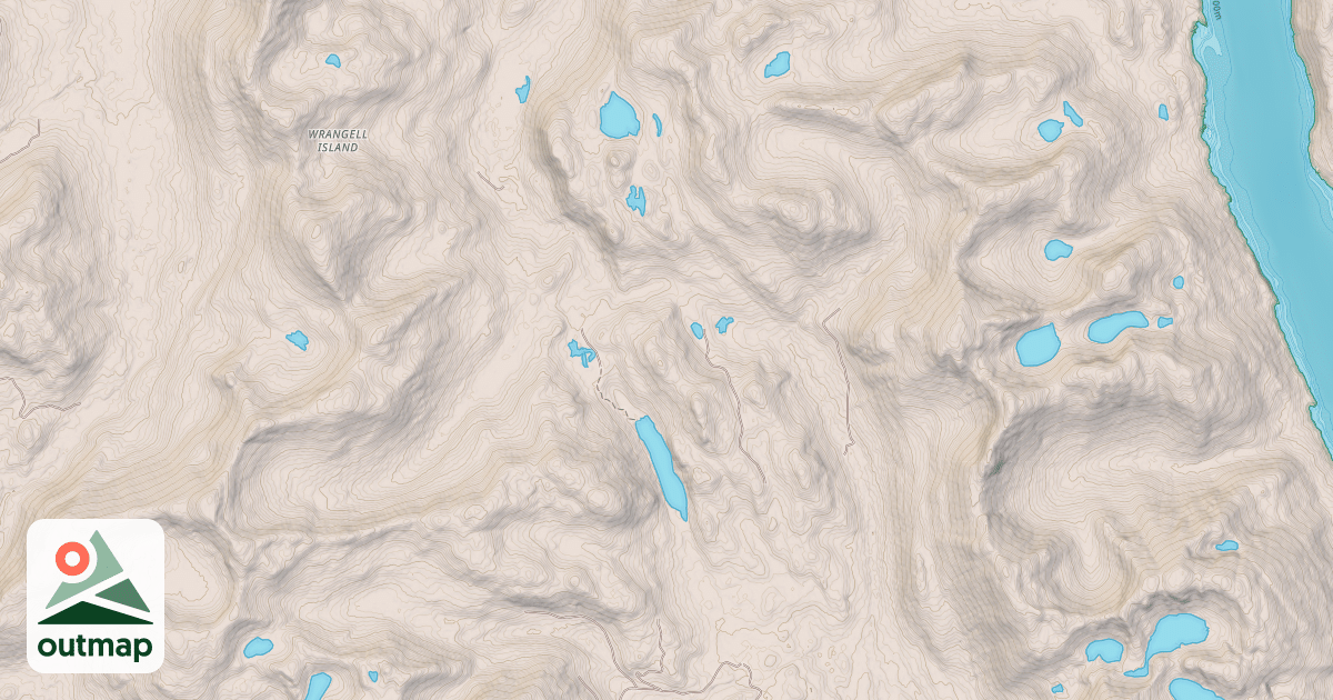 Map of FOOLS INLET