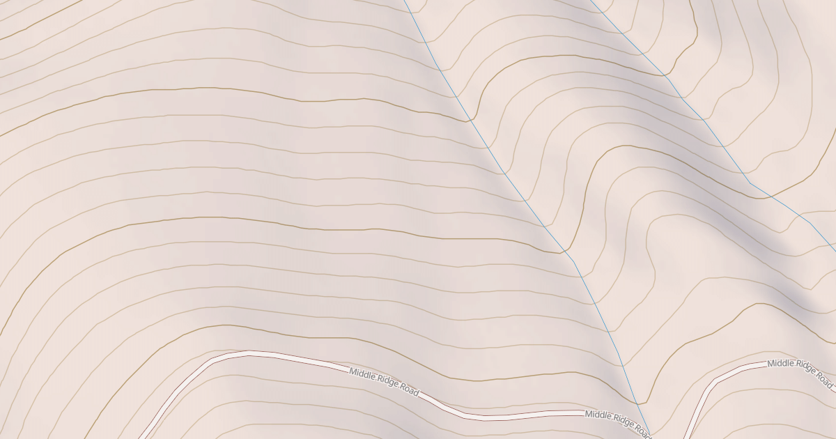 Map preview of MIDDLE RIDGE
