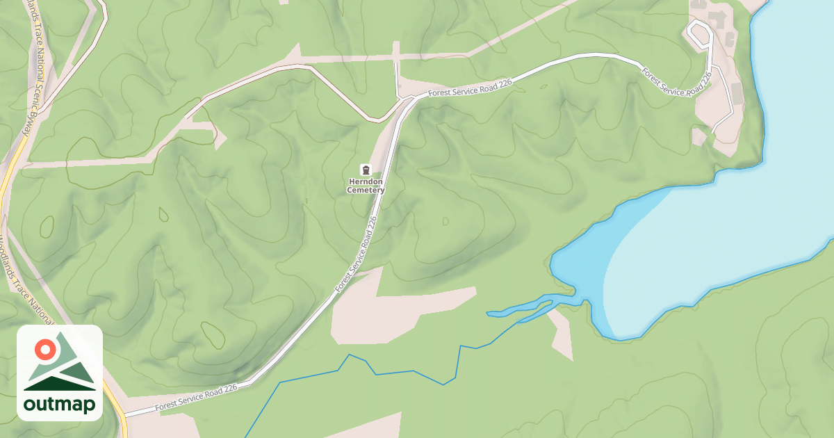 Map of BRANDON SPRINGS ROAD