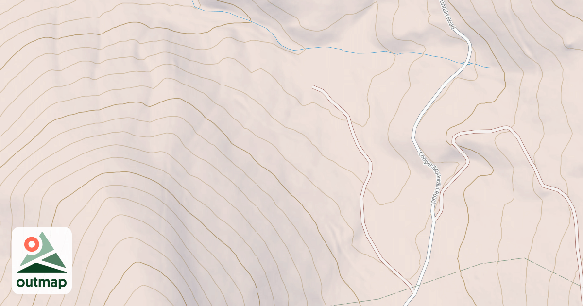 Map of COOPER MTN SNOWMOBILE SHELTER