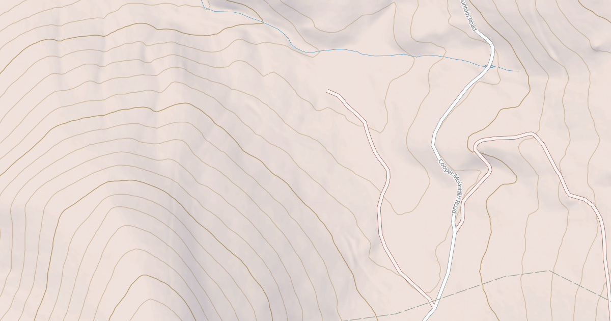 Map preview of COOPER MTN SNOWMOBILE SHELTER