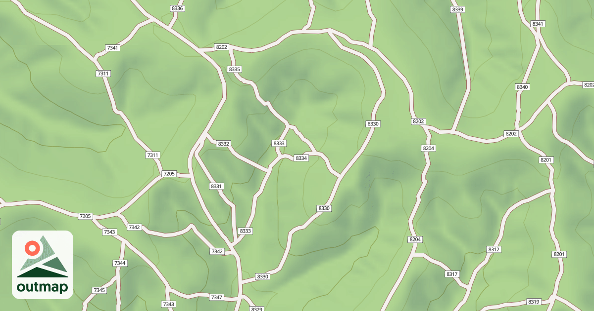 Map of USFS Motor Vehicle Use Map Trails 19132
