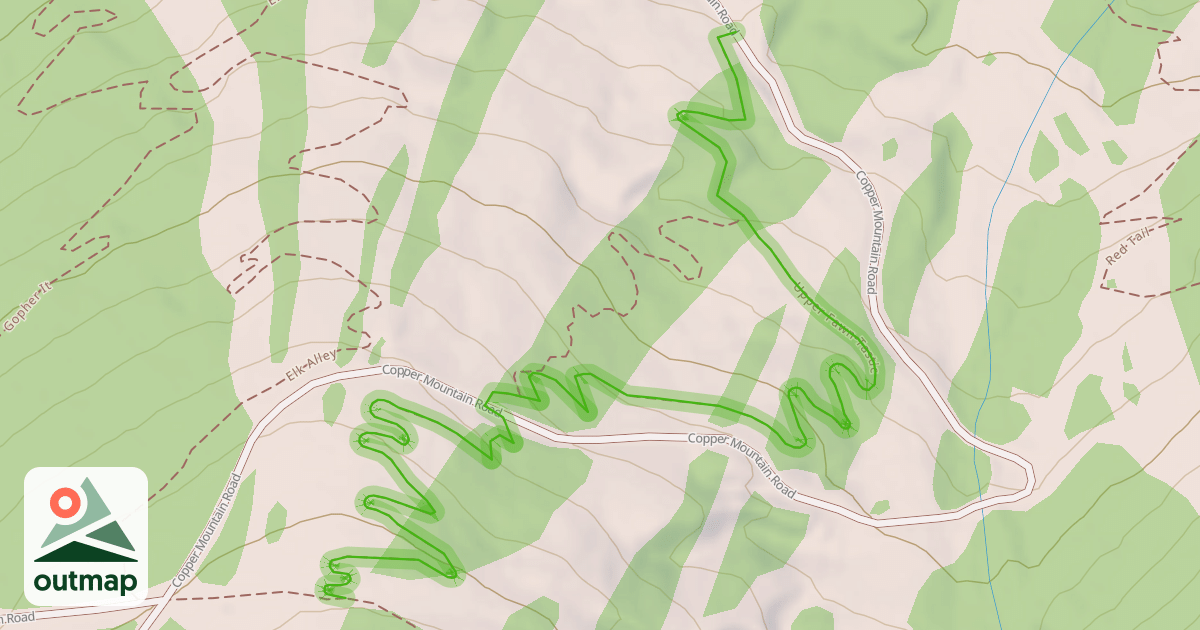 Map of Upper Fawn-Tastic