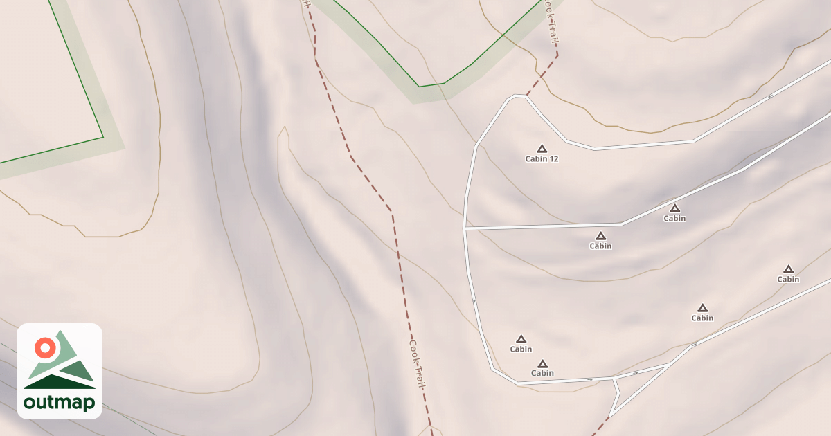 Map of Cook Forest State Park Trails