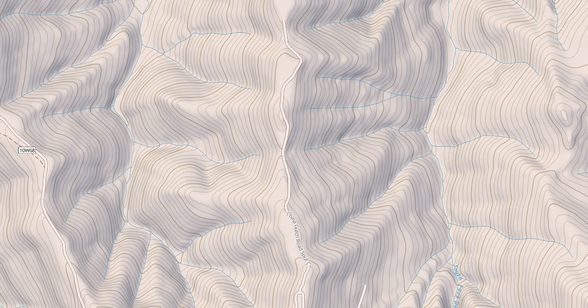 Map preview of CHINA GULCH