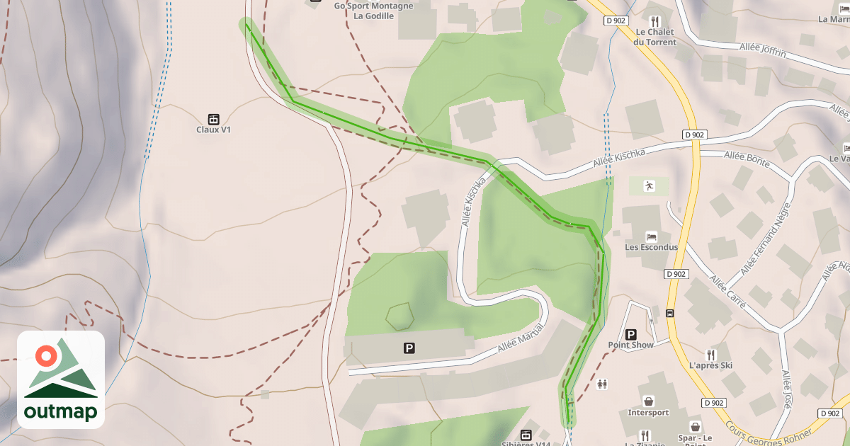 Map of Chemin des italiens