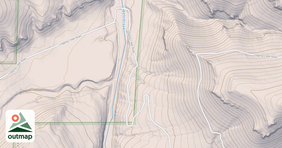Map of DIVIDE ROAD