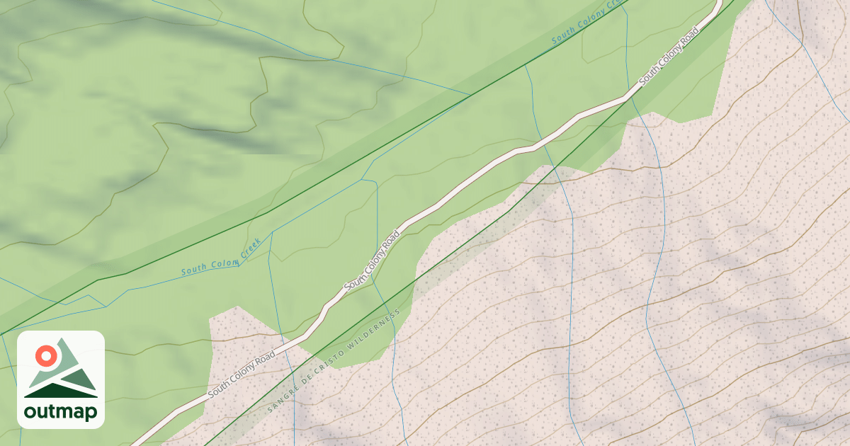 Map of South Colony Road