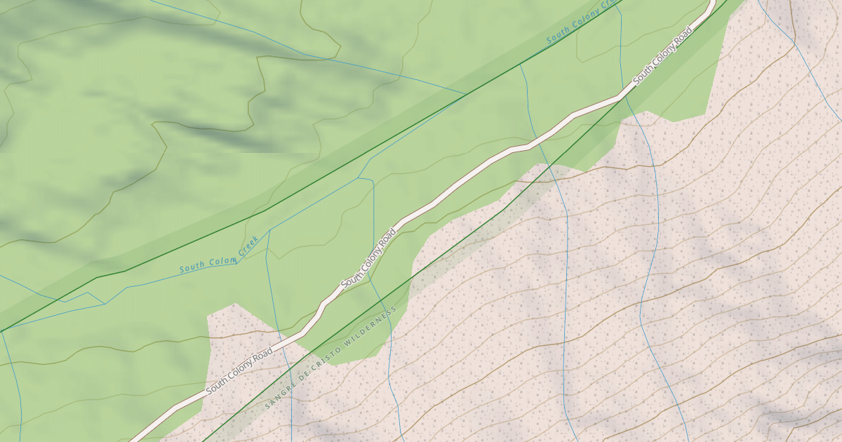 Map preview of South Colony Road