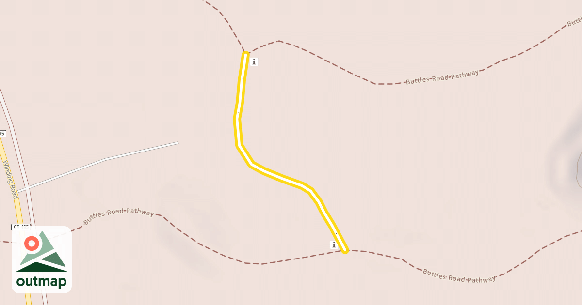 Map of Buttles Road Pathway