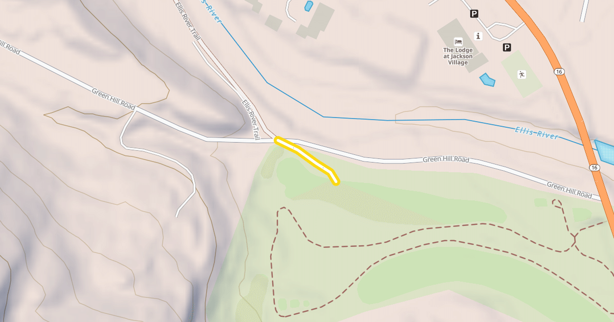 Map preview of Ellis River Trail