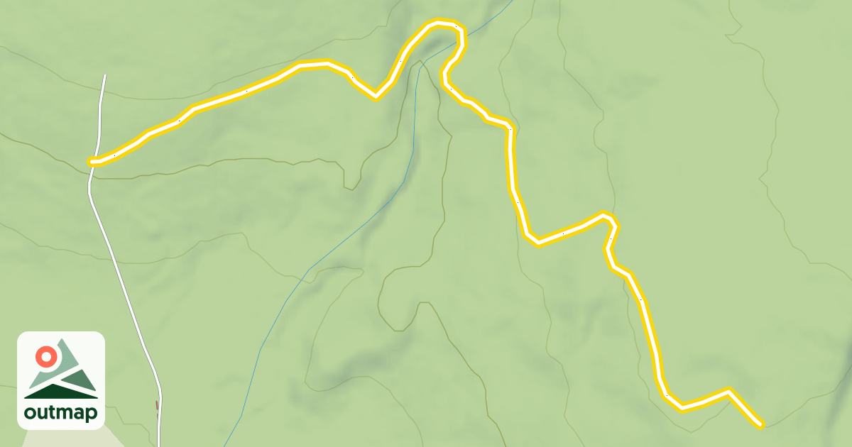 Map of Crooked Brook
