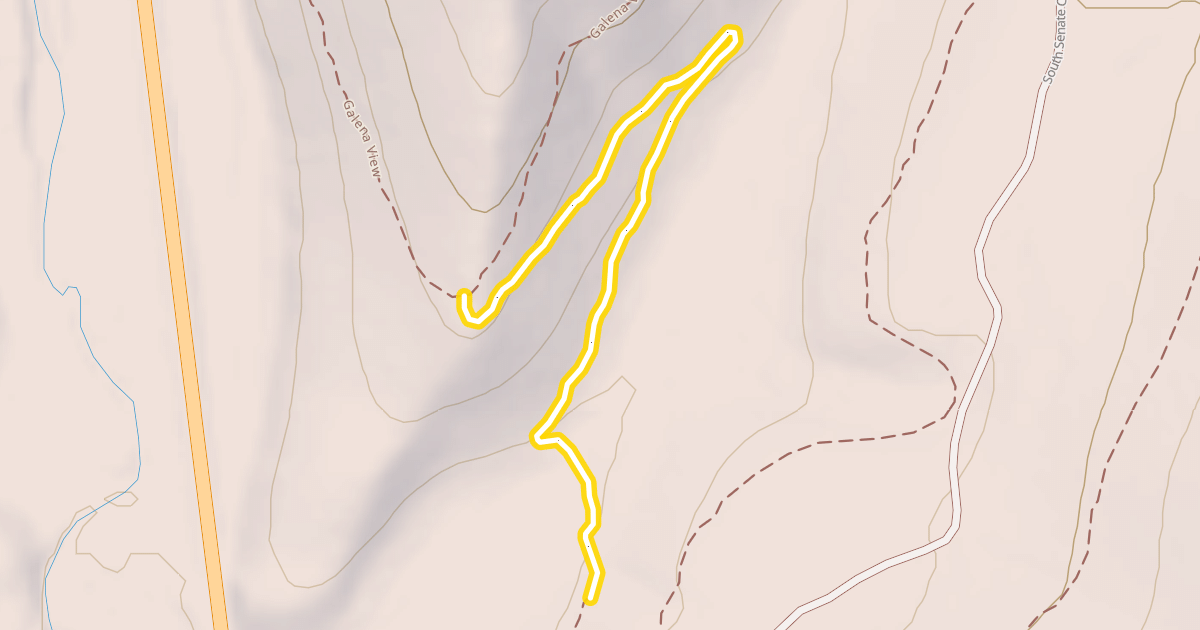 Map preview of Senate Meadows Loop