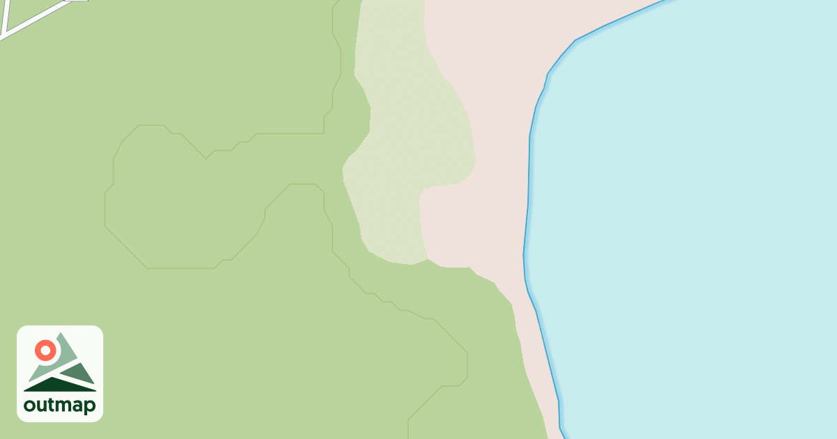 Map of DOE LAKE RECREATION AREA