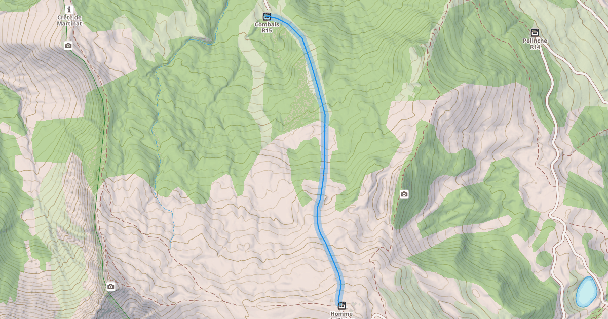 Map preview of Le Lac