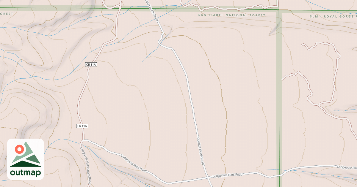 Map of CONDUIT NORTH