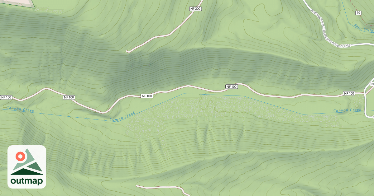 Map of USFS Motor Vehicle Use Map Roads {5FB76C0F-3260-40F8-85CD-CF1E1EF017EC}