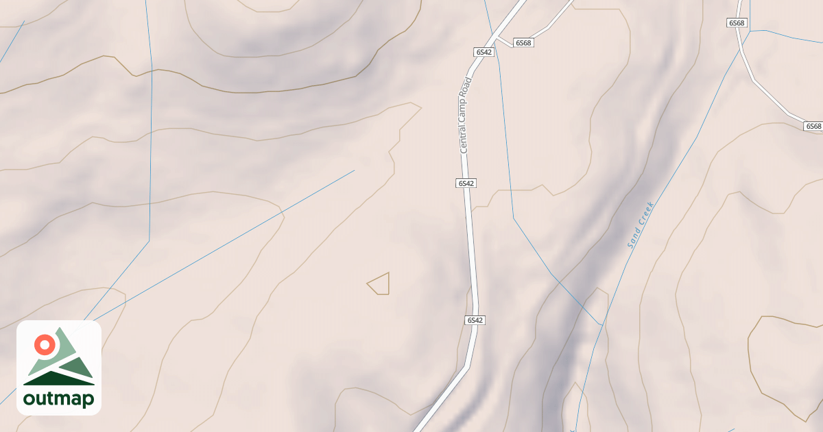 Map of CENTRAL CAMP T11