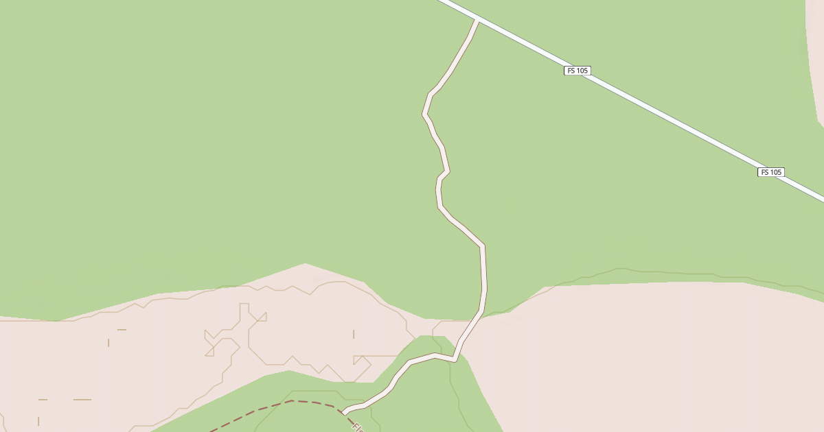 Map preview of USFS National Forest System Roads {0B45B653-6E9A-40DD-9CEB-2E547BC76DF4}