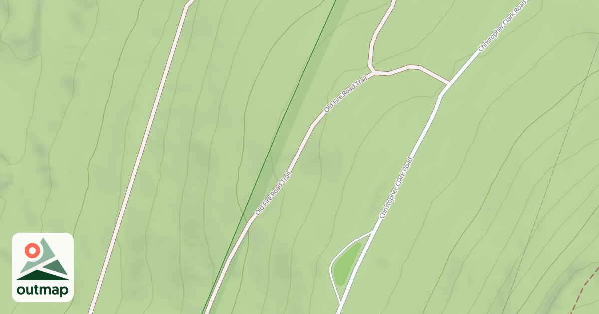 Map of Old Fire Road Trail
