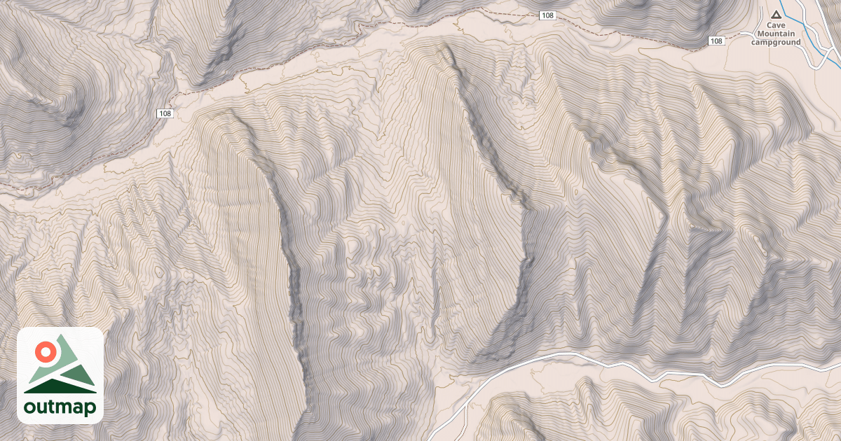 Map of LONESOME RIDGE
