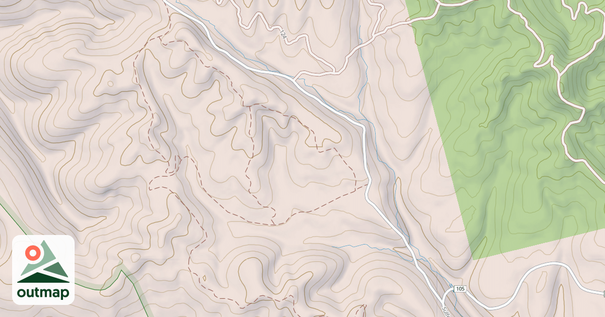 Map of USFS Motor Vehicle Use Map Trails 20752