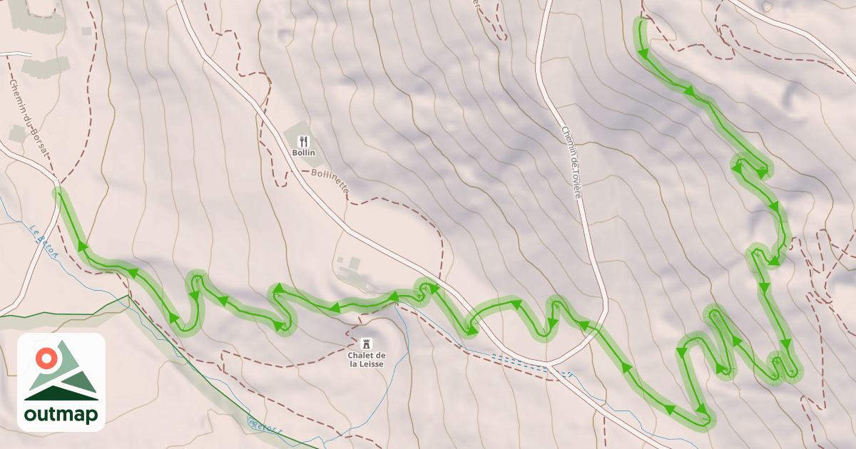 Map of Tarentaise Airline