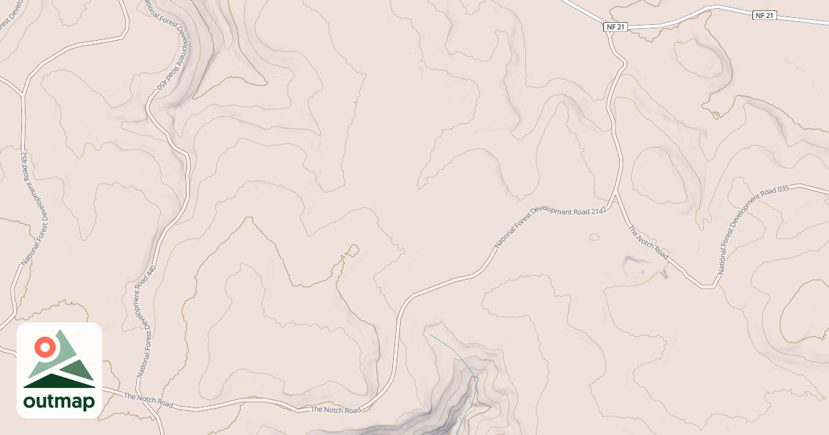 Map of USFS National Forest System Roads {F4C20D68-A01A-4DFC-8D17-7BC86DBC2E73}