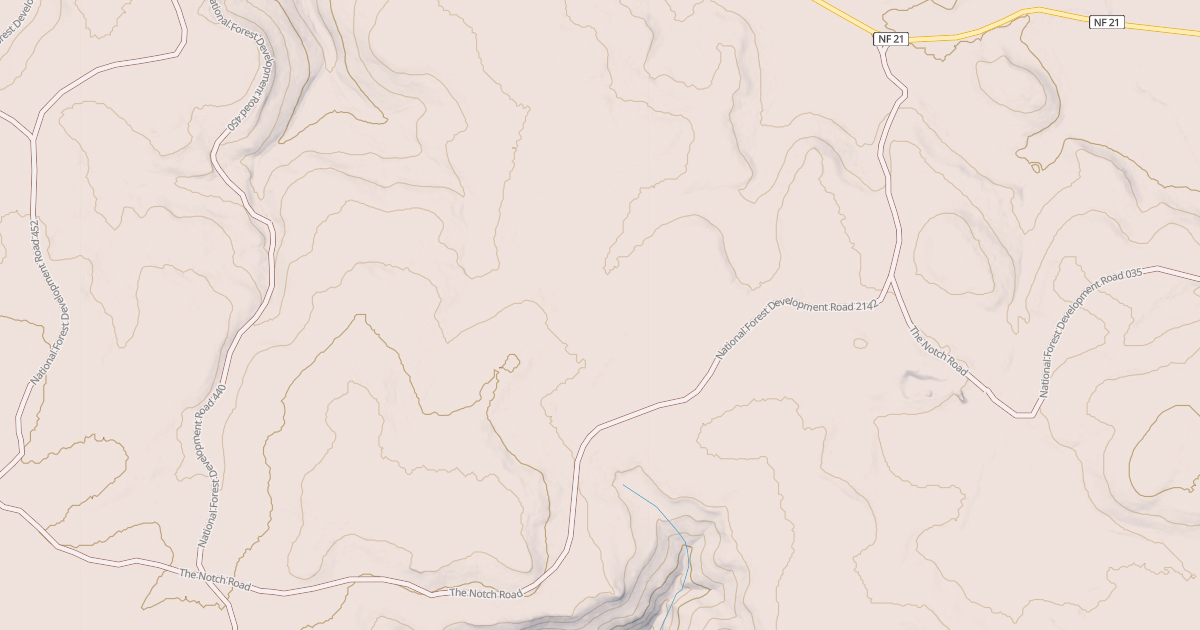 Map preview of USFS National Forest System Roads {F4C20D68-A01A-4DFC-8D17-7BC86DBC2E73}