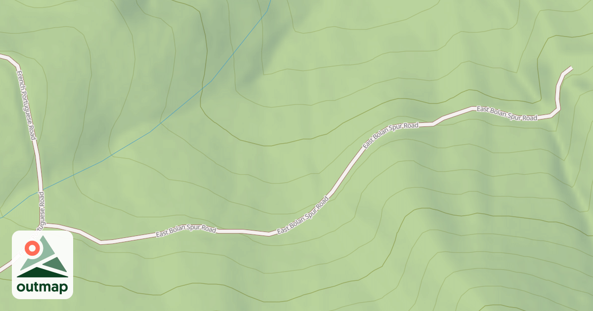 Map of EAST BOLAN SPUR
