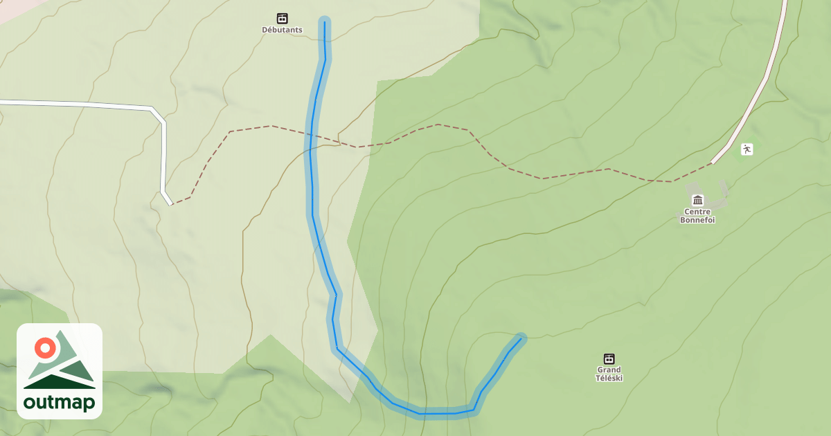 Map of Les Fayards B
