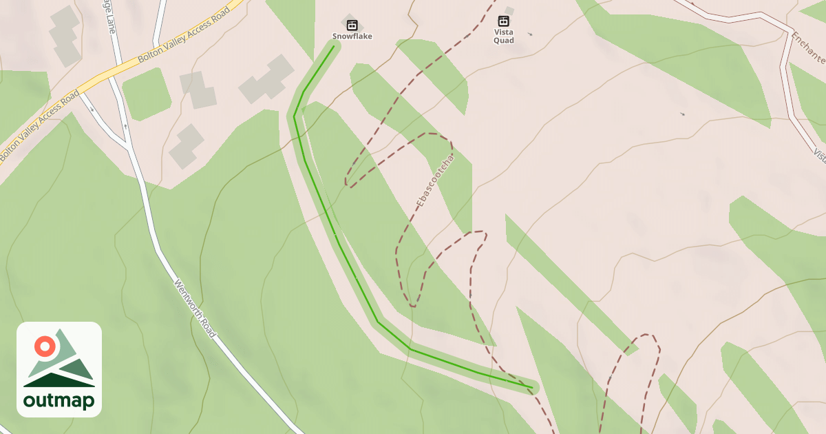 Map of Lower Bentley