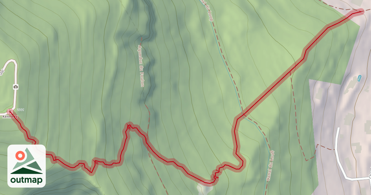 Map of Sentier Oswald