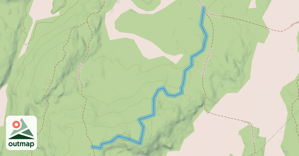 Map of Red Dot Cedar Connector