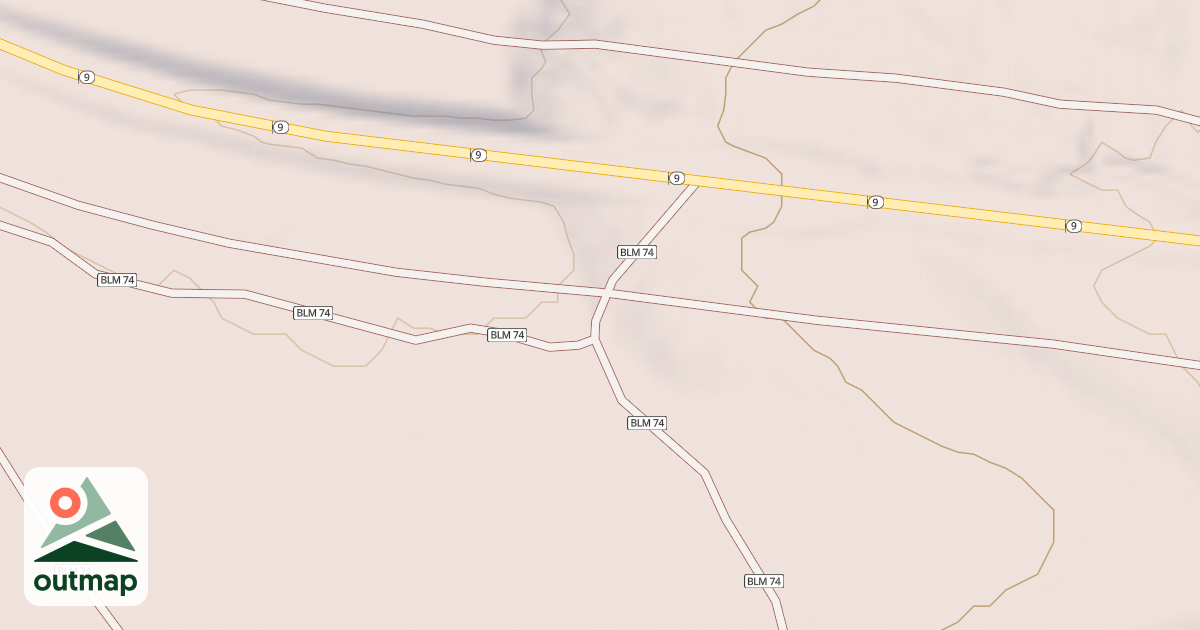 Map of BLM National GTLF Public Motorized Roads 1e0b5023-4cdb-4660-bc87-8855fd9c1428