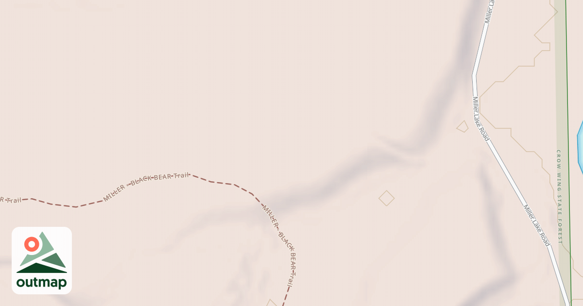 Map of Miller-Black Bear Trail
