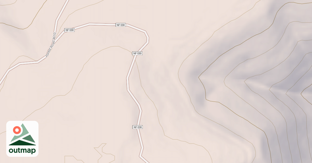 Map of USFS National Forest System Roads {D375DB35-AA10-43CA-B81B-FA7865979E50}