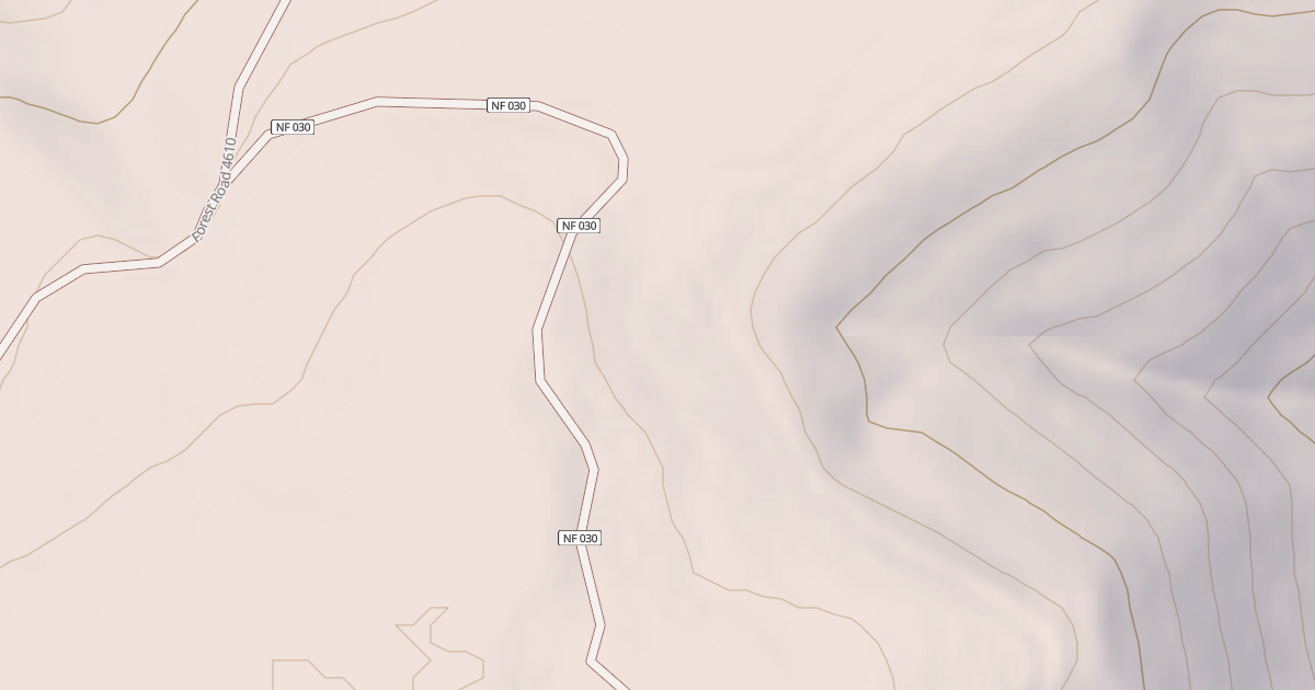 Map preview of USFS National Forest System Roads {D375DB35-AA10-43CA-B81B-FA7865979E50}