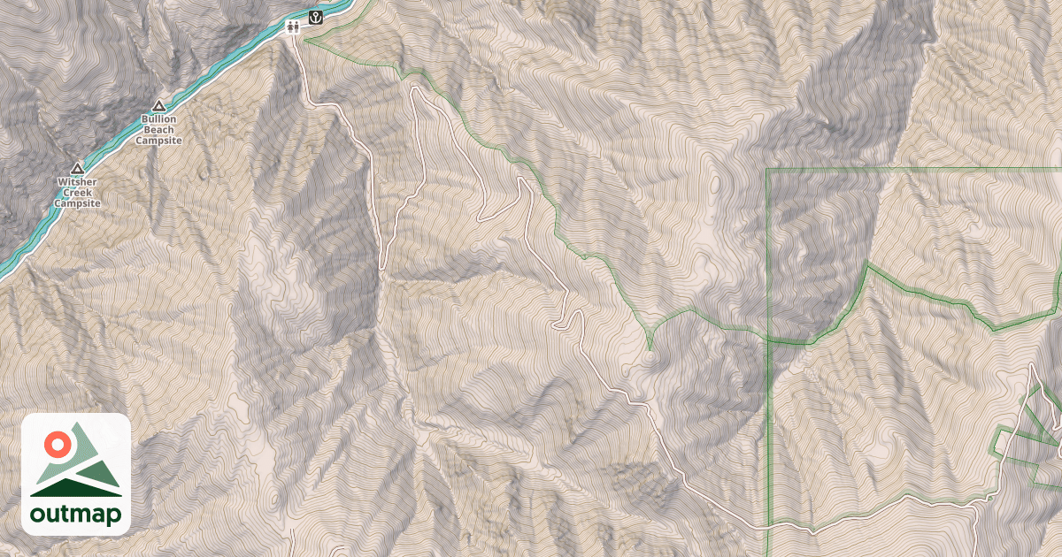 Map of Carey Creek