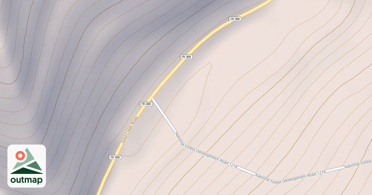 Map of BROADAXE CREEK