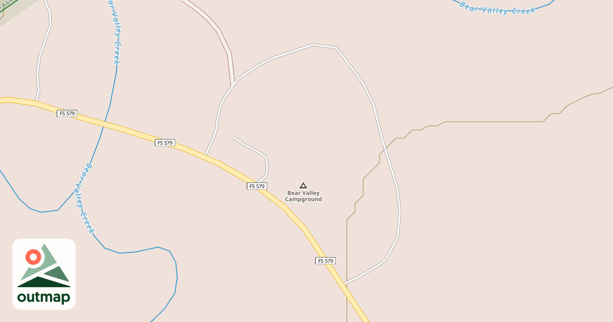 Map of BEAR VALLEY CG