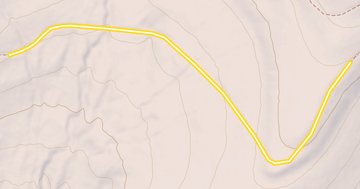 Map preview of Snowsnake Run