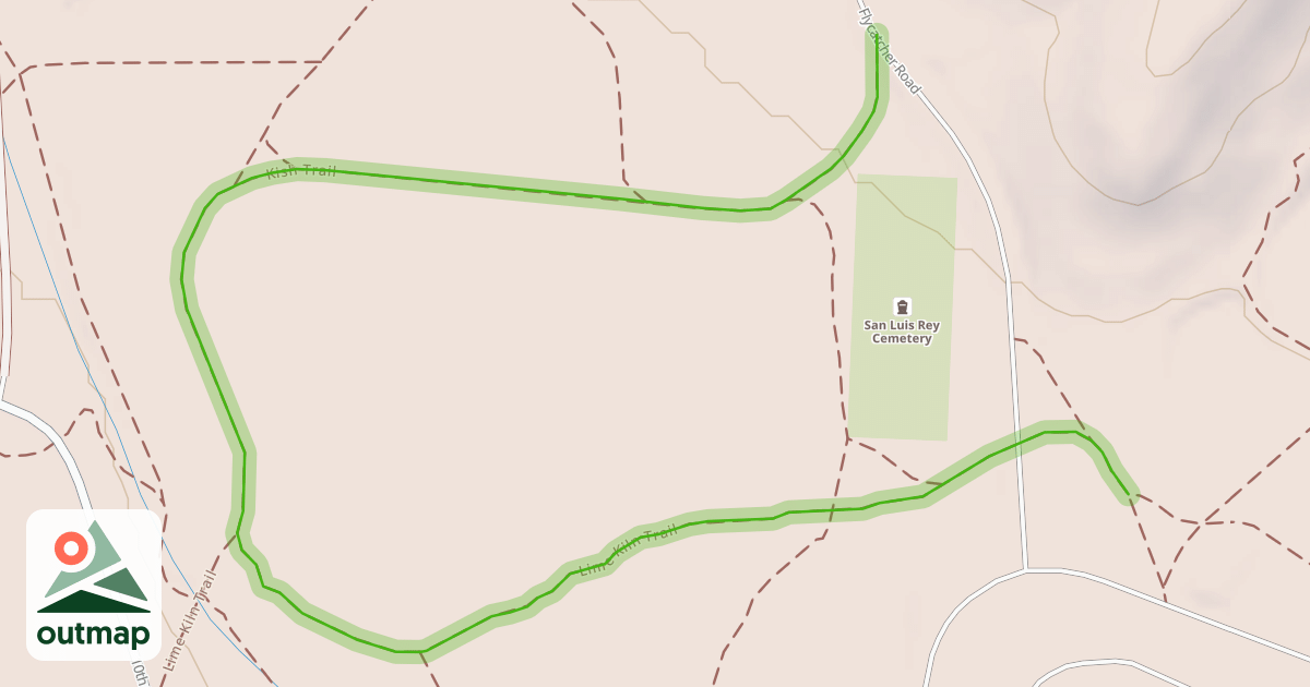 Map of Kish Trail