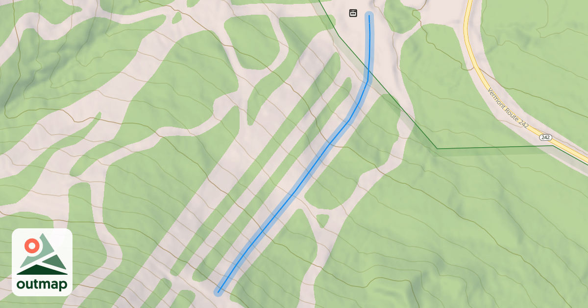 Map of Mont L'Entrepide
