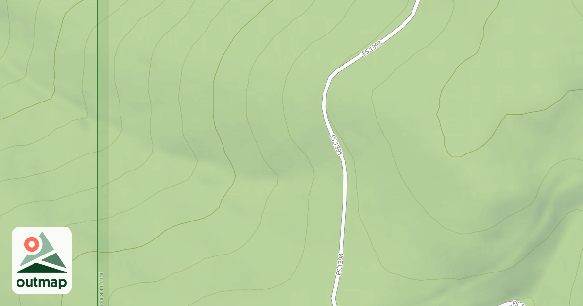 Map of (FDR) NORTH FORK CAMERON CREEK